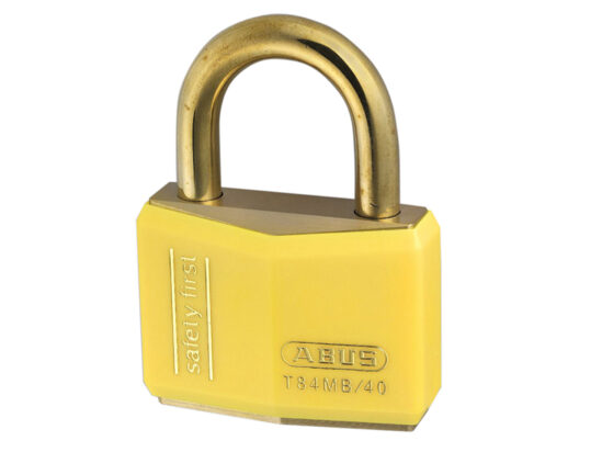 T84MB/40mm Yellow Rustproof Padlock - Image 2