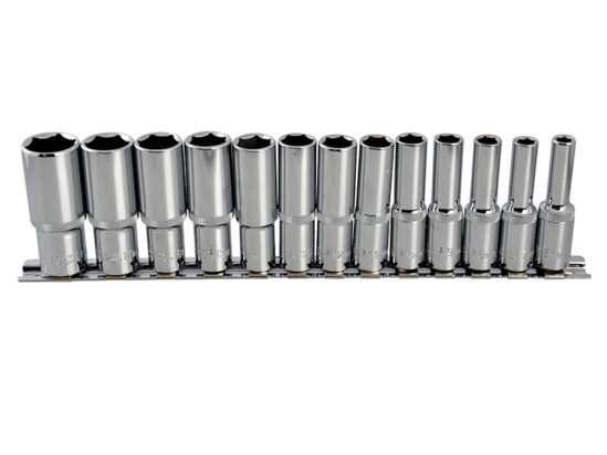 3/8in Drive Deep Socket Set, 13 Piece - Image 2