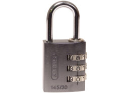 145/30 30mm Aluminium Combination Padlock Titanium 46585