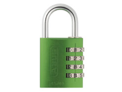 145/40 40mm Aluminium Combination Padlock Green 49531