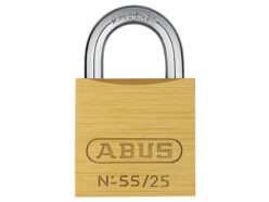 55/25mm Brass Padlock Carded