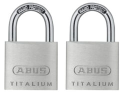 64TI/30mm TITALIUM™ Padlock Carded Twin Pack