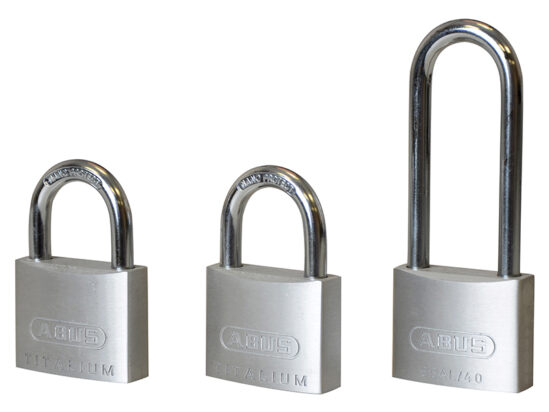 64TI/40mm TITALIUM™ Padlock Triple Pack (1 Long Shackle)