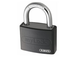 T65AL/40mm My Lock Aluminium Padlock Black Keyed Alike 6401