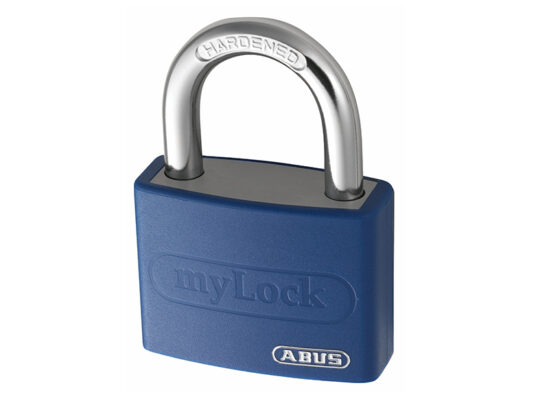 T65AL/40mm My Lock Aluminium Padlock Blue Keyed Alike 6401