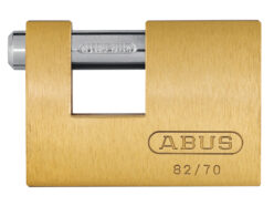 82/70mm Monoblock Brass Shutter Padlock Carded