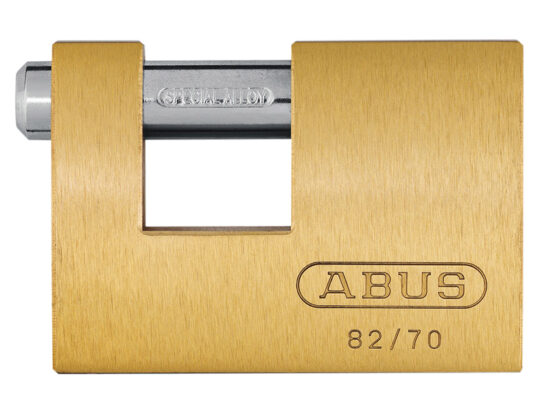 82/70mm Monoblock Brass Shutter Padlock Keyed Alike 8514 - Image 2