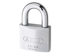 88RK/50mm Brass PLUS Cylinder Padlock Rekeyable Carded