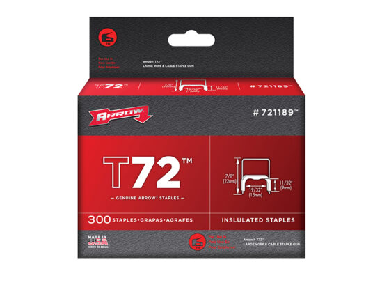 T72 Clear Insulated Staples 9 x 15mm (Box 300) - Image 2