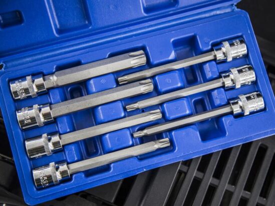 3/8in Drive Extra Long TORX Socket Bit Set, 7 Piece - Image 3