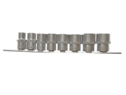 3/8in Drive Socket Set on Rail, 8 Piece