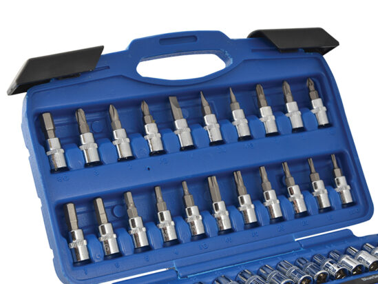 1/4in Square Drive Socket & Bit Set, 46 Piece - Image 3