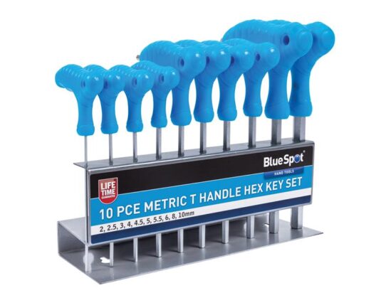 Metric T-Handle Hex Key Set, 10 Piece - Image 4