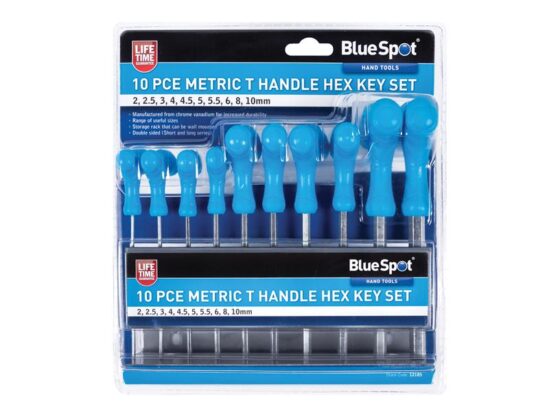 Metric T-Handle Hex Key Set, 10 Piece - Image 5