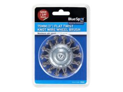 Flat Twist Knot Wire Wheel 75mm