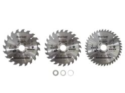 184mm Circular Saw Blade Set, 3 Piece