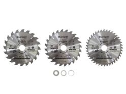 190mm Circular Saw Blade Set, 3 Piece