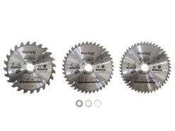 210mm Circular Saw Blade Set, 3 Piece