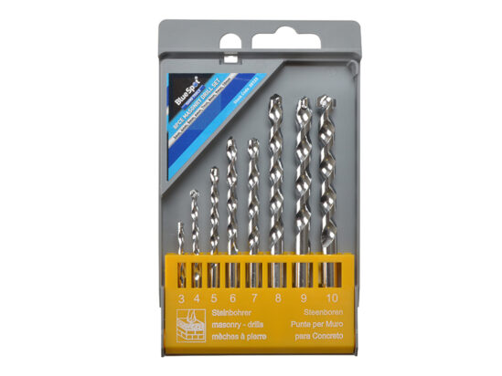 Masonry Drill Set, 8 Piece 3-10mm