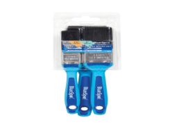 Soft Grip Synthetic Paint Brush Set, 3 Piece