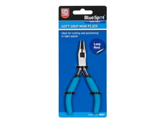 Soft Grip Mini Long Nose Pliers