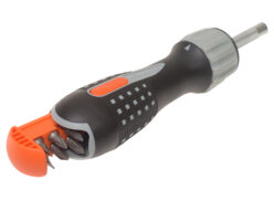 808050L LED Ratchet Screwdriver & 6 Bits