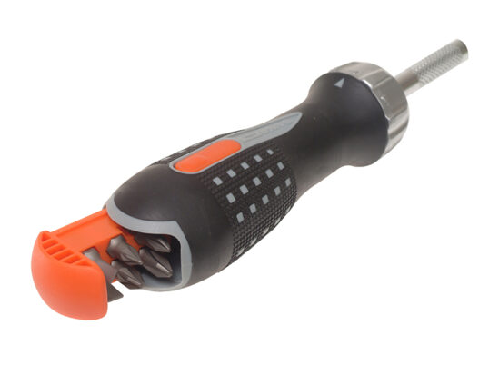 808050 Ratchet Screwdriver & 6 Bits