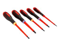 BE-9882S ERGO™ VDE Insulated Screwdriver Set, 5 Piece