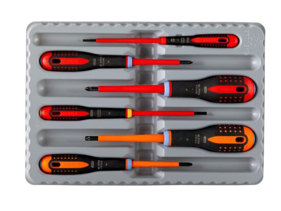 BE-9884S ERGO™ VDE Insulated Screwdriver Set, 6 Piece - Image 3