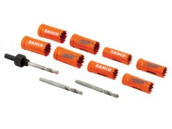 Contractor’s Bi-Metal Holesaw Set, 11 Piece