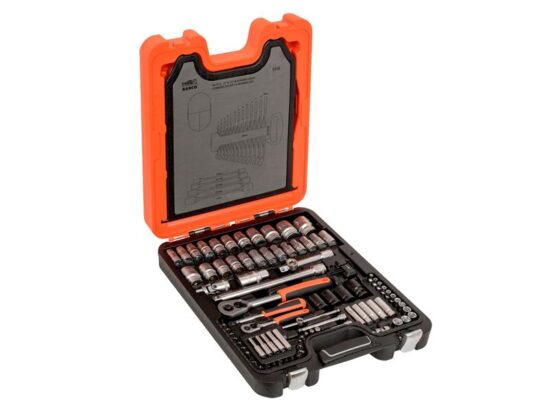 S106 1/4in &1/2in DriveSocket & Spanner Set, 106 Piece - Image 2