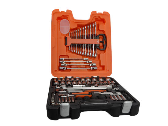 S87+7 1/4 & 1/2in Drive Socket & Spanner Set, 94 Piece - Image 2