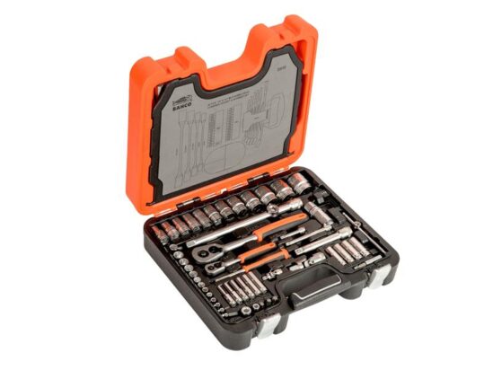 S910 1/4 & 1/2in Drive Socket & Spanner Set, 92 Piece - Image 2