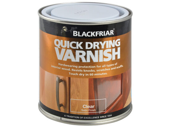 Quick Drying Duratough Interior Varnish Clear Satin 250ml