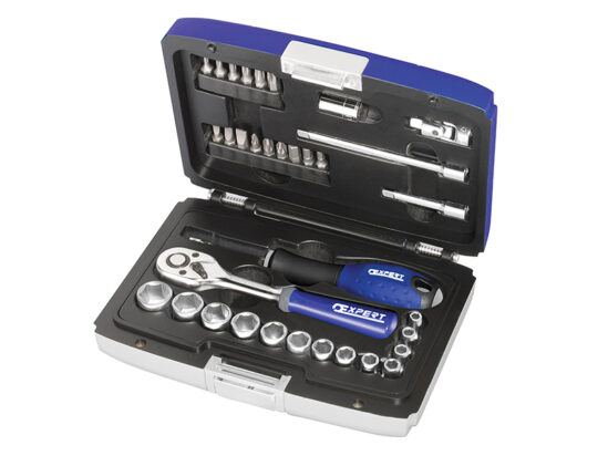 1/4in Drive Socket & Accessory Set, 34 Piece