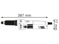 GGS 8 CE Professional Straight Grinder 750W 110V