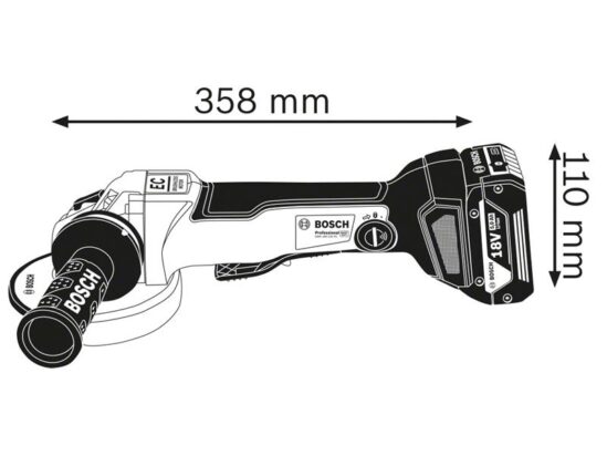 GWS 18V-10 PC Professional Angle Grinder 125mm 18V Bare Unit