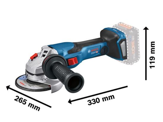 GWS 18V-15C Professional BITURBO Angle Grinder 125mm 18V Bare Unit - Image 2