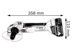 GWS 18V-10 Professional Angle Grinder 115mm 18V Bare Unit