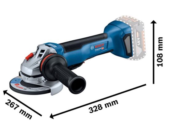 GWS 18V-10P Professional Angle Grinder 125mm 18V Bare Unit - Image 2