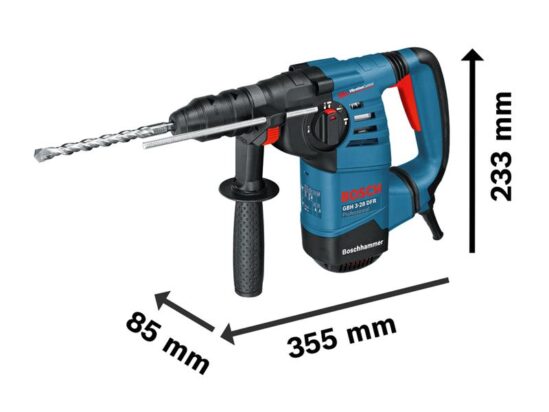 GBH 3-28 DFR SDS-Plus Professional Rotary Hammer 800W 240V - Image 2