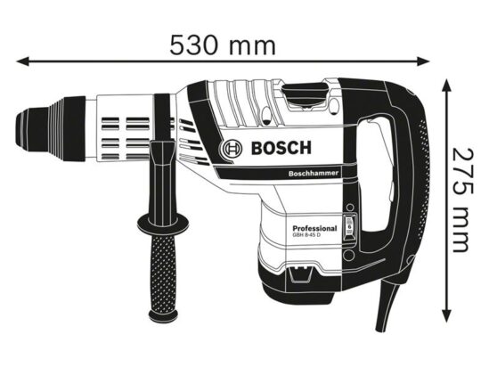 GBH 8-45 D SDS-Max Professional Rotary Hammer 1500W 110V - Image 2