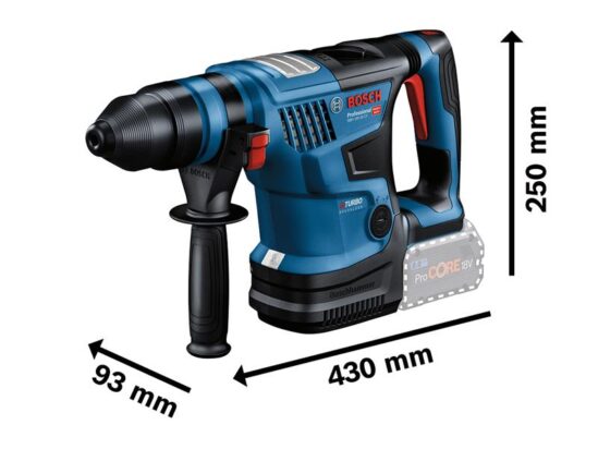 GBH 18V-34 CF Pro BITURBO SDS-Plus Rotary Hammer 18V 2 x 8.0Ah ProCORE18V Li-ion - Image 2