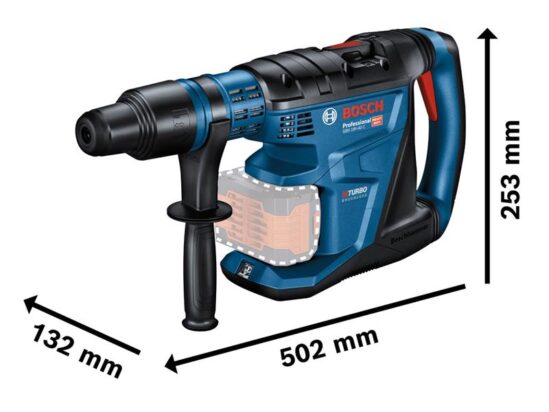 GBH 18V-40 C Professional BITURBO SDS-Max Rotary Hammer 18V Bare Unit - Image 2