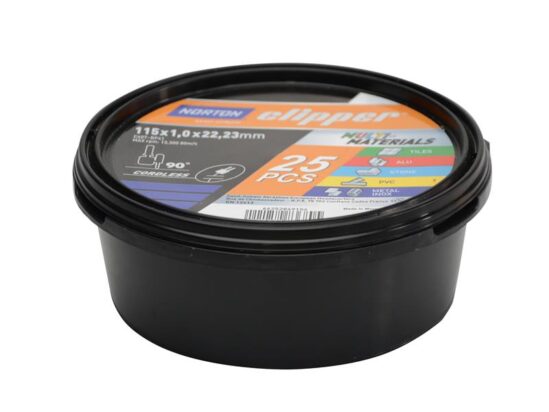 Clipper® Multi-Material Cutting Discs 115 x 22.23mm (Tub of 25) - Image 2