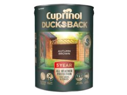 Ducksback 5 Year Waterproof for Sheds & Fences Autumn Brown 5 litre