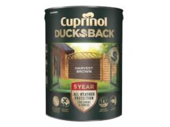 Ducksback 5 Year Waterproof for Sheds & Fences Harvest Brown 5 litre