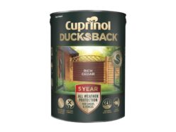 Ducksback 5 Year Waterproof for Sheds & Fences Rich Cedar 5 litre