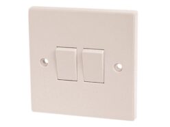 Light Switch 2-Gang 2-Way 10A