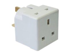 2 Way Adaptor 13A Fused